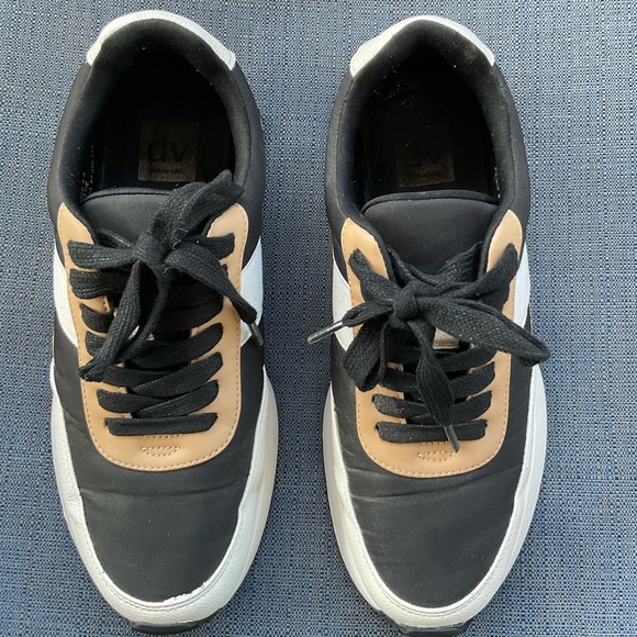 DV by Dolce Vita Shoes - Black and Tan Women’s Sneakers